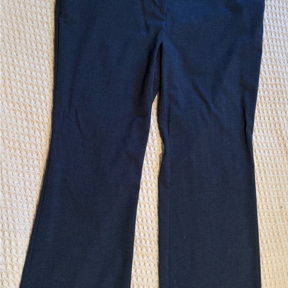 LOFT Dark Blue Textured Pants
